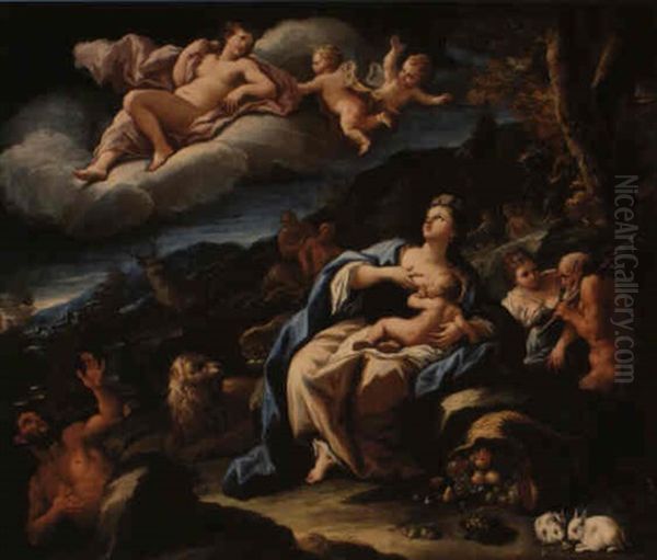The Goddess Iris Appearing To The Goddess Cybele - view 1