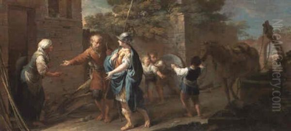 Erminia Among The Shepherds - view 1