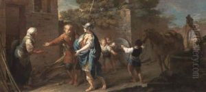 Erminia Among The Shepherds by Paolo de Matteis