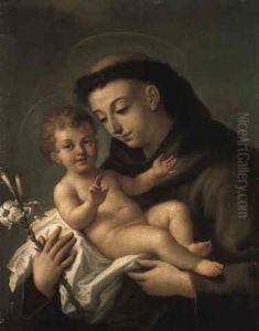 Saint Anthony Of Padua With The Christ Child by Paolo de Matteis