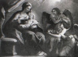 The Madonna And Child With Adoring Angels by Paolo de Matteis