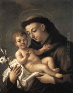 Saint Anthony Of Padua With Christ Child by Paolo de Matteis