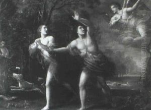 The Expulsion Of Adam And Eve From The Garden Of Eden by Paolo de Matteis