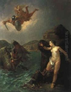 Perseus Befreit Andromeda by Paolo de Matteis