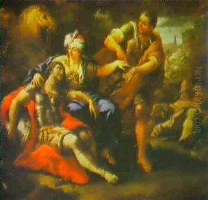 Tancred And Erminia by Paolo de Matteis