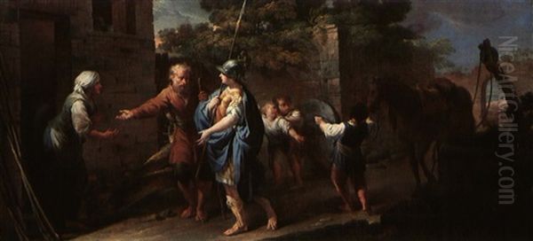 Erminia Seeking Refuge With The Shepherds - view 1