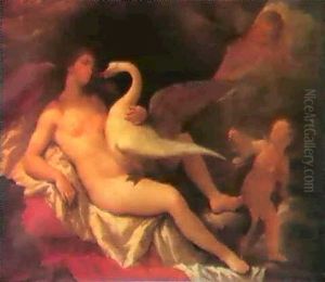 Leda Et Le Cygne by Paolo de Matteis