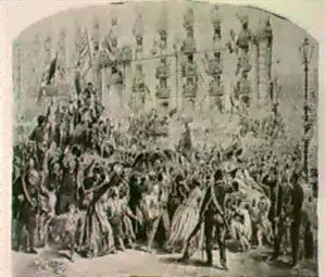 Entrata Di Garbaldi A Napoli Il 7 Secttembre 1860