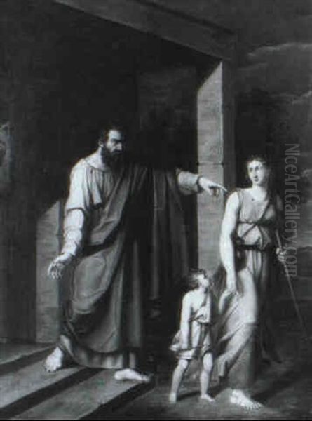 Die Verstossung Hagars (1. Moses 21, 9-21) - view 1