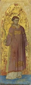 A Deacon Saint Holding A Martyr's Palm by Michele Di Matteo Da Bologna