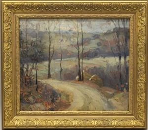 Country Road Landscape by Walter Mattern