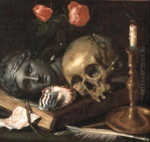 Vanitasstilleben by Nikolaus Christopher Matthes