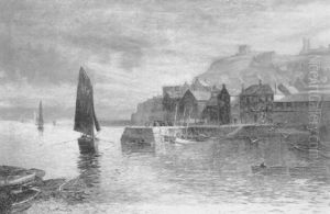 Whitby Harbour - The Harbour Under The Hill by William Matthison