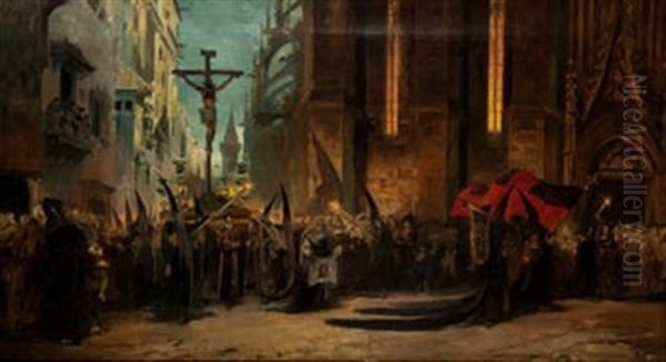 Una Procesion De Madrugada - view 1