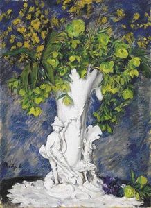 Still-life With Spring Flowers by Laszlo Mattyasovszky Zsolnay