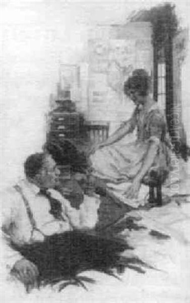 Editor And Redheaded Woman In Office - view 1