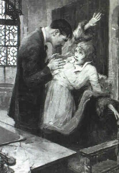 Man Ready To Strangle Woman - view 1