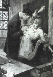 Man Ready To Strangle Woman by Joseph A. Maturo