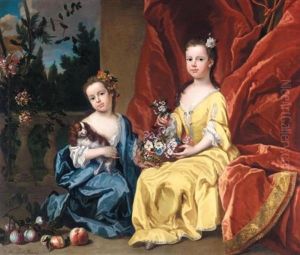 Portrait Of Catherine Sancroft And Her Sister Elizabeth