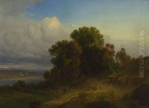 Romantische Landschaft by Georg Mauckner