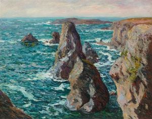 Les Pyramides De Port Coton. Belle-ille En Mer