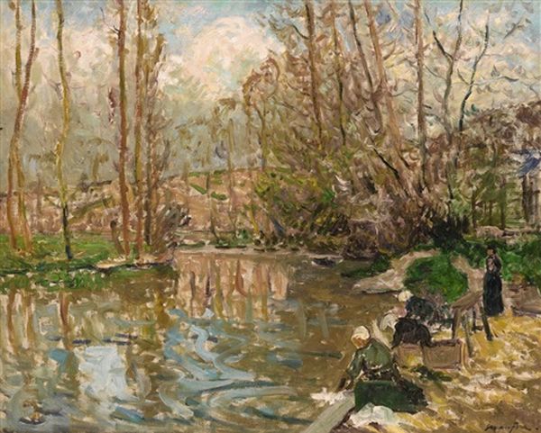 Les Laveuses, Bords De Marne - view 1