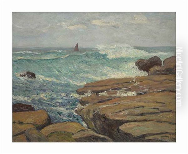 La Vague Echevelee, Saint-guenole, Penmarch - view 1