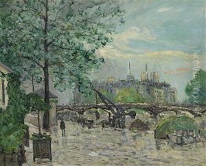 Le Port Du Louvre Apres L'orage