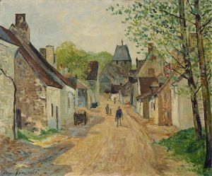 L'entree Du Bourg De Lavardin by Maxime Maufra