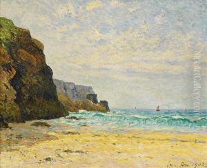 Au Pied Des Falaises, Le Matin, Camaret-sur-mer by Maxime Maufra
