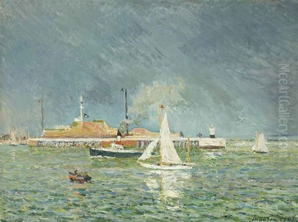 L"orage, Entree Des Bateaux, Le Havre - view 1