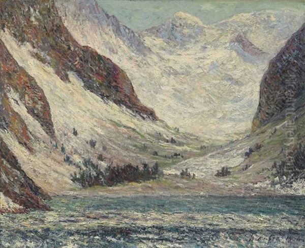 Le Lac Lauvitel (dauphine) - view 1