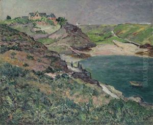 L'orage Le Soir, L'anse De Port-goulphar, Belle-ile-en-mer by Maxime Maufra