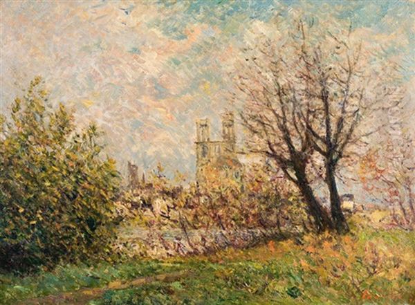 Mantes-la-jolie, L'eglise Notre-dame - view 1