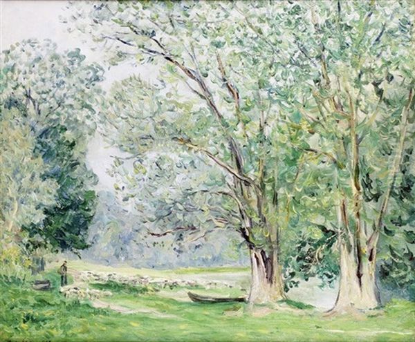 Troupeau De Moutons En Bord De Marne - view 1