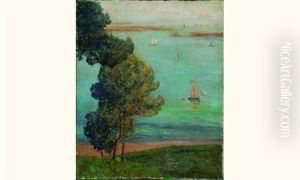 Voiliers En Bretagne by Maxime Maufra