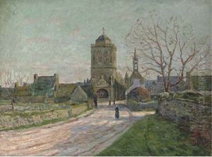 L'arrivee A Locronan, Finistere, Soleil D'hiver