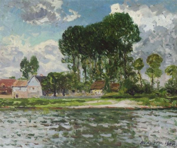 Bords De La Seine Auz Andelys (eure) - view 1