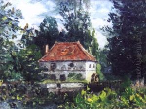Moulin Dans La Sarthe by Maxime Maufra