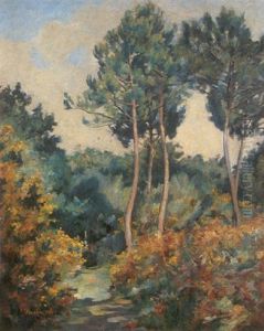 Sous-bois A Pont Aven by Maxime Maufra