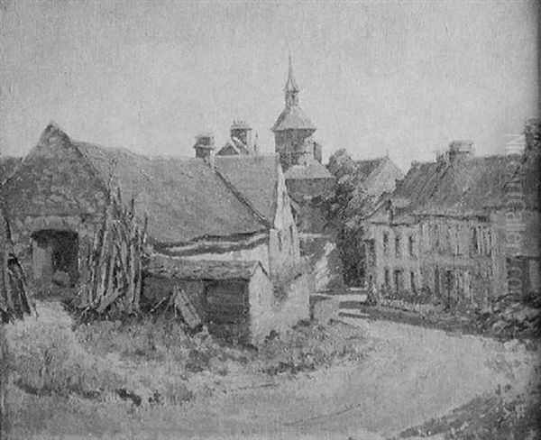 A Road Leading Into A Village - view 1