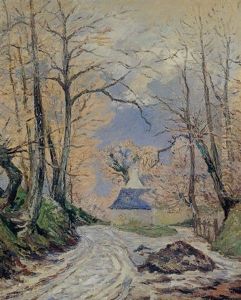 Chemin, L'hiver En Bretagne, Pluie Et Vent (beuzec Long, Finistere) by Maxime Maufra