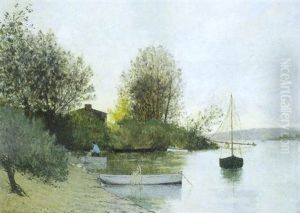 Les Pecheurs D'alose Sur Les Bords De La Loire