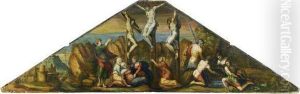 The Crucifixion by Alonso Berruguete