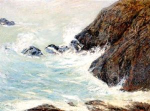Rochers En Bretagne by Maxime Maufra