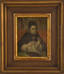 Saint Thomas Of Aquinas by Pedro Berruguete