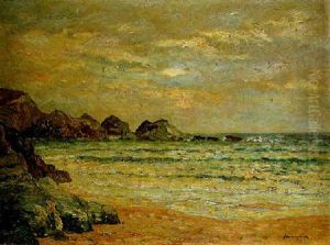 La Plage Donant (belle-ile-en-mer) by Maxime Maufra