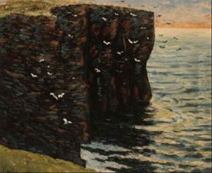 Les Falaises Noires A Thurso by Maxime Maufra