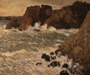 Les Rochers, Dinard, Environs De Morgale by Maxime Maufra