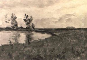 Paysage A L'etang by Maxime Maufra